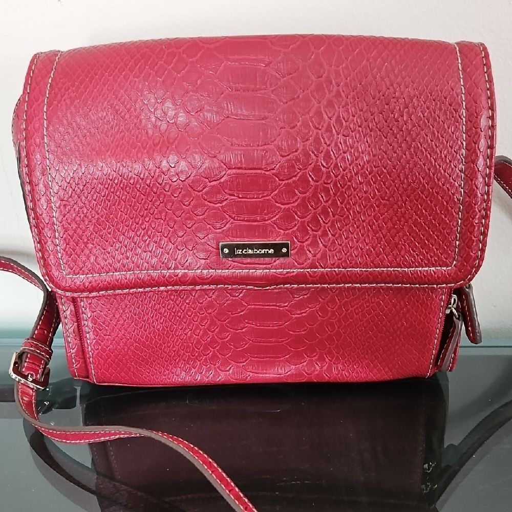 Liz Claiborne Red Crossbody Bag